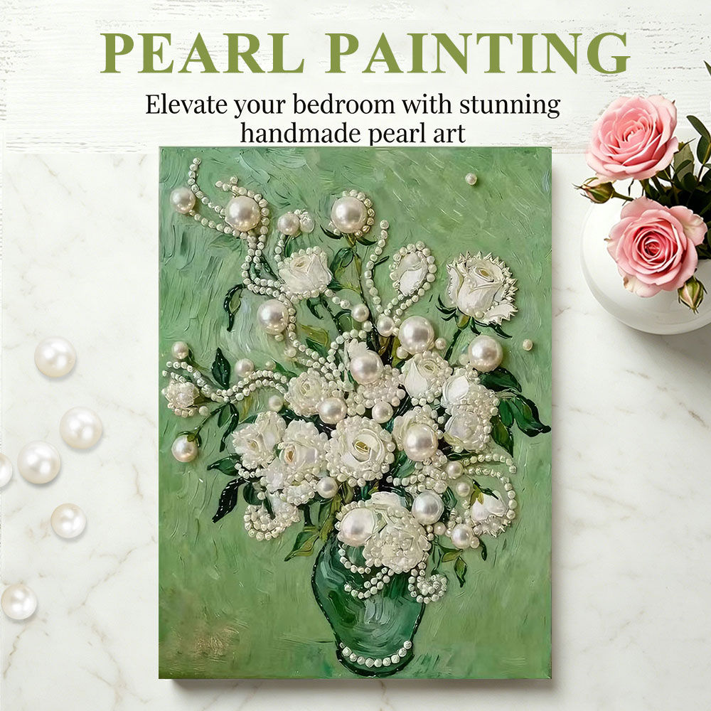 Resin Art Rose - Kit di pittura artistica con perle