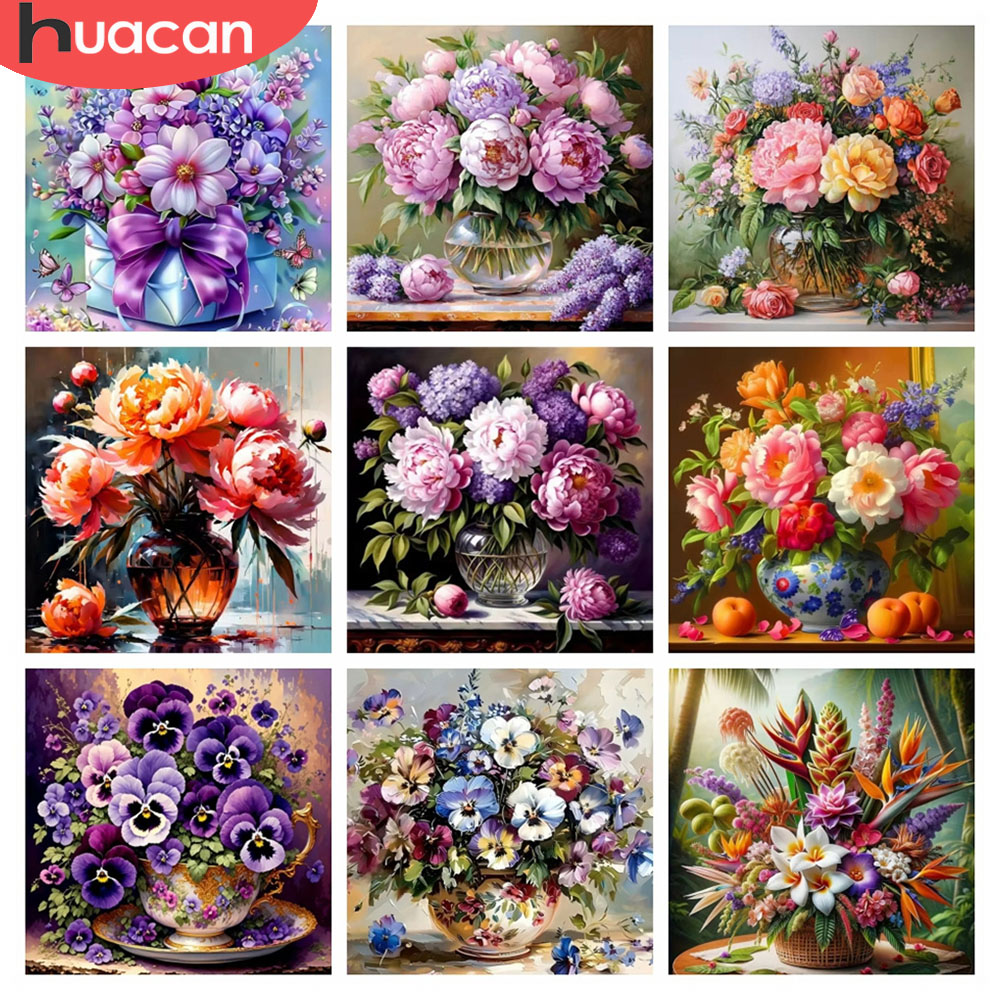 HUACAN 5D Diamante Mosaico Fio - Resin Art Rose recensione e prezzo