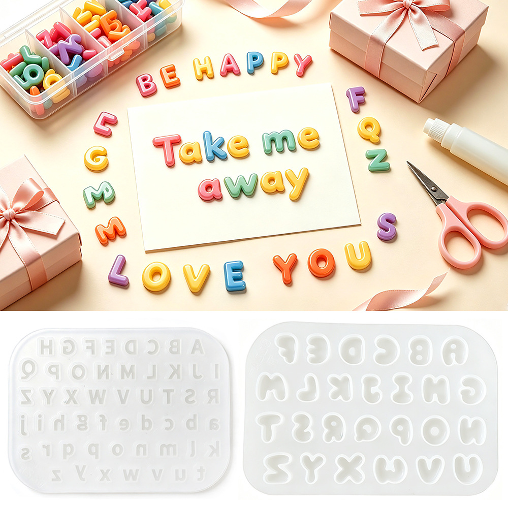 Nuovo Stampo in Silicone per A - Resin Art Alphabet recensione e prezzo