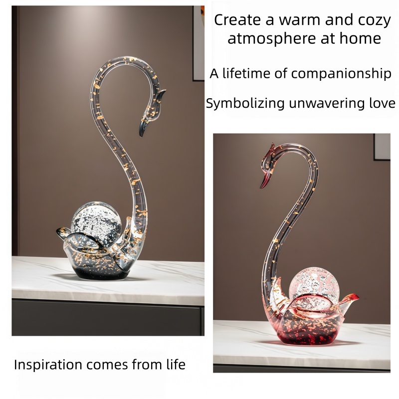 Statuetta di coppia di cigni i - Resin Art Wedding Gift recensione e prezzo